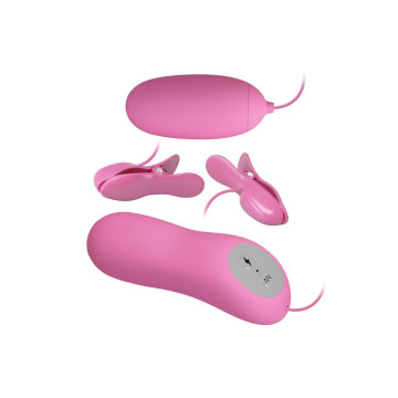 Pretty Love - Pinzas Con Vibración Y Eletroshock Rosa | Vybes.it