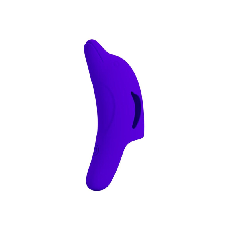 Pretty Love - Puissant Stimulateur De Doigts Bleu Foncé Delphini |