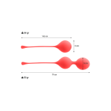 Intense - Bolas Kegel Pack Kendall Rojo | Vybes.it