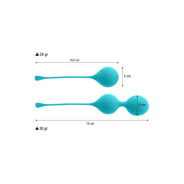 Intense - Bolas Kegel Pack Kendall Azul | Vybes.it