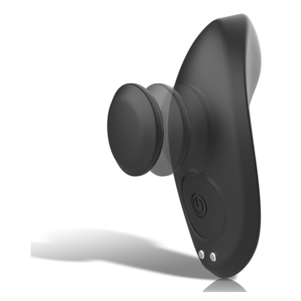 BLACK&SILVER - PRESTON PANTIE MAGNÉTICO VIBRADOR SILICONA REMOTO
