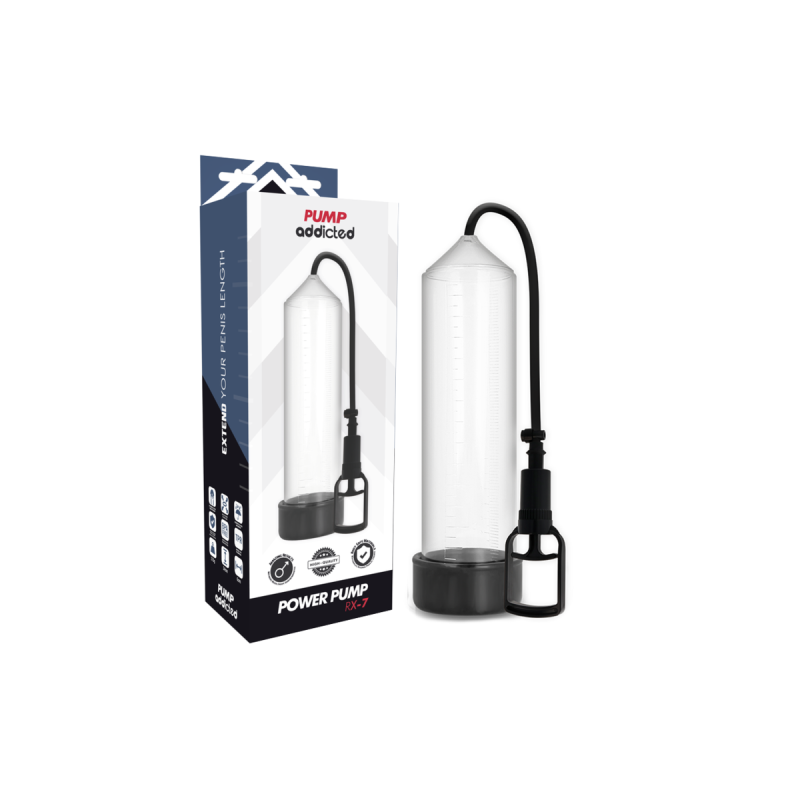 Pump Addicted - Bomba Erección Rx7 Transparente | Vybes.it