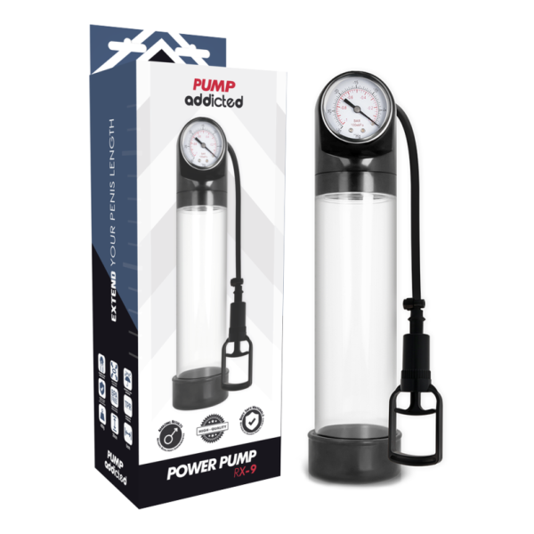 PUMP ADDICTED - POMPA DI EREZIONE TRASPARENTE RX9