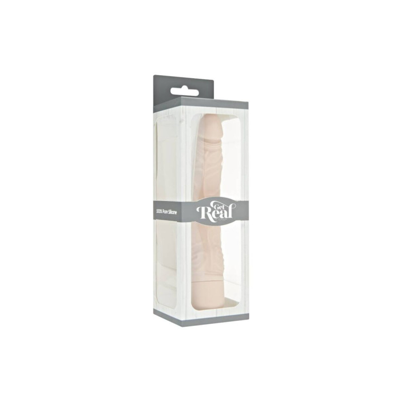Get Real - Klassische Schlanke Vibrator - Haut | Vybes.it
