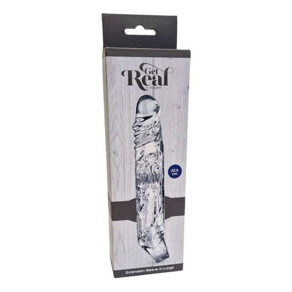 GET REAL - MANCHON DEXTENSION XLARGE TRANSPARENT