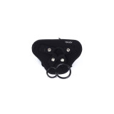 Get Real - Strap - On Deluxe Harnés Negro | Vybes.it