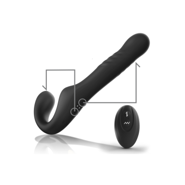 IBIZA - VIBRATEUR SANS SANGLE TÉLÉCOMMANDE UP & DOWN - IBIZA TECHNOLO…