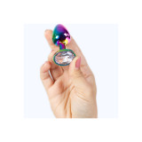SECRETPLAY - TAPPO IN METALLO RAINBOW TAGLIA PICCOLA 7 CM - SECRETPLA…
