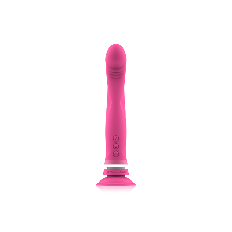 Intense - Michelangelo Dildo Vibrador Silicona Rosa | Vybes.it