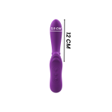 Intense - Harry Vibrador Flexible Con Lengua Morado | Vybes.it