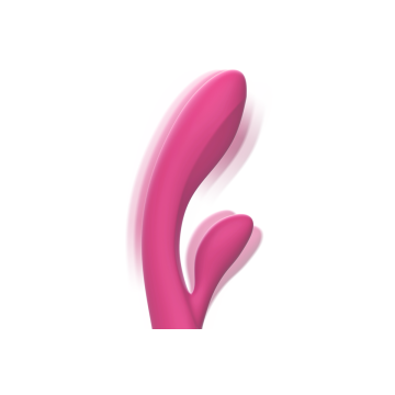 Intense - Luigi Rabbit Vibrator Rosa Flüssiges Silikon | Vybes.it