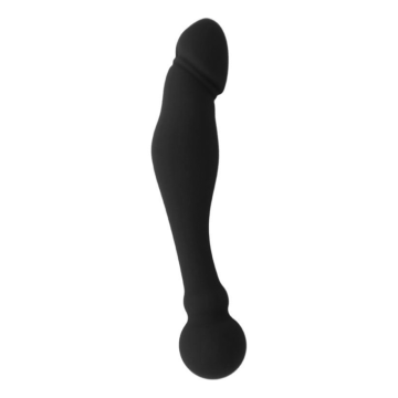 BLACK&SILVER - KARL DILDO ESTIMULADOR PUNTO G 18 CM