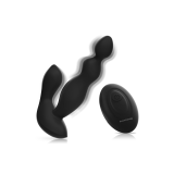 Black&Silver - Cora Anal Plug Silicone Remote Control | Vybes.it