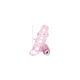 Baile - Sweet 10 Ritmos Funda Y Anillo Silicona Para El Pene Rosa |