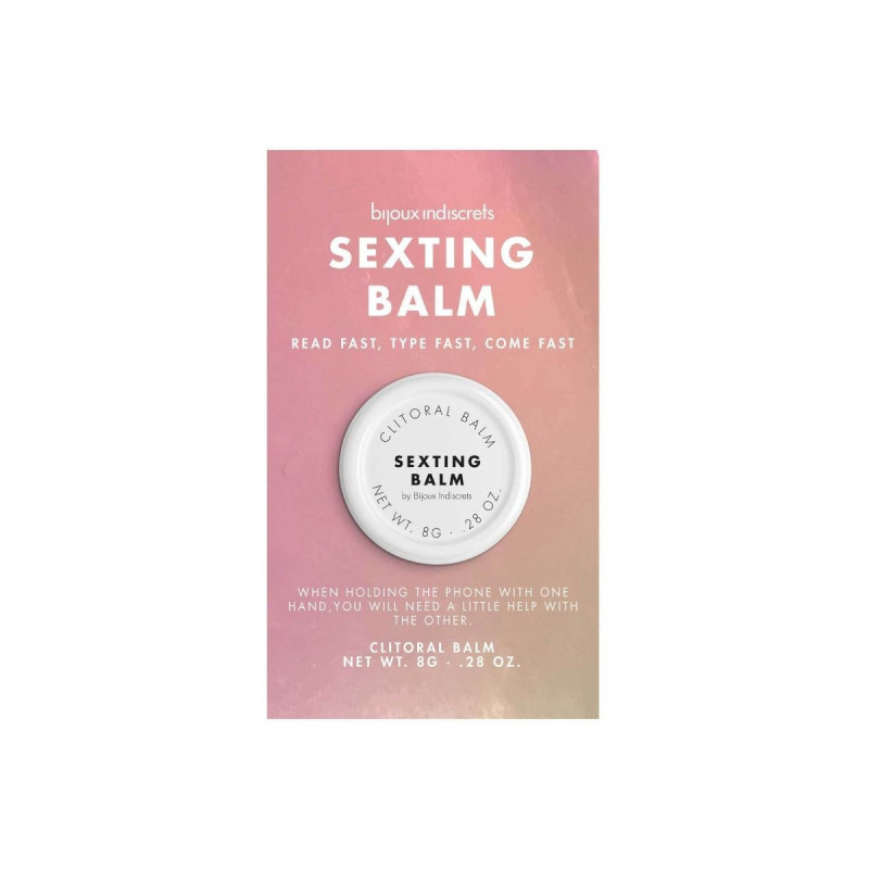 BIJOUX - BAUME CLITHÉRAPIE BAUME SEXTING CLITORIS - BIJOUX LOVE COSME…