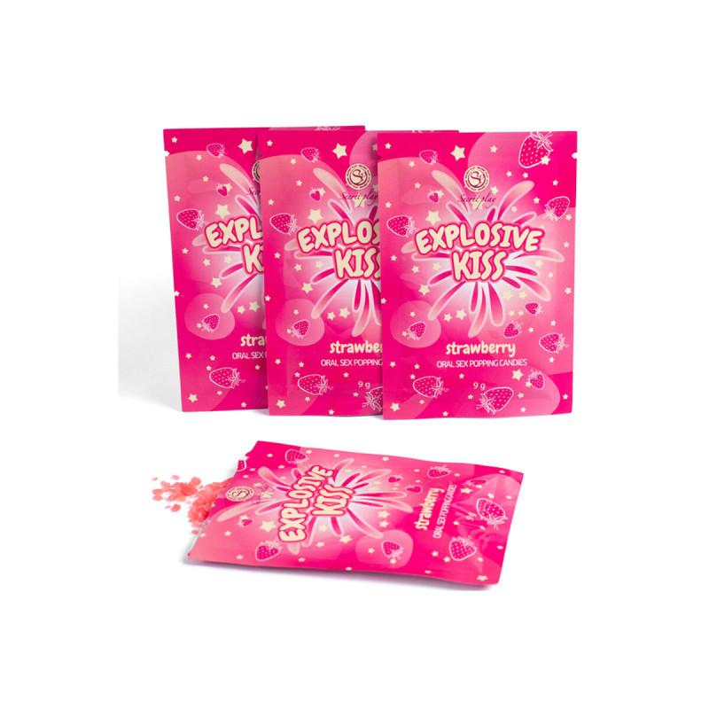 SECRETPLAY - BONBONS EXPLOSIFS À LA FRAISE - SECRETPLAY COSMETIC - Po…