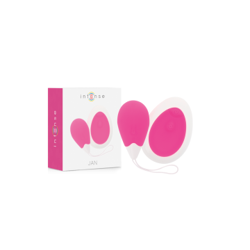 Intense - Vibrateur Jan Egg Télécommande Rose | Vybes.it