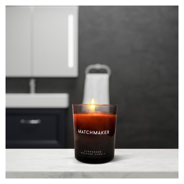 EYE OF LOVE - MATCHMAKER BLACK DIAMOND MASSAGE CANDLE ATTRACT HER 150 ML