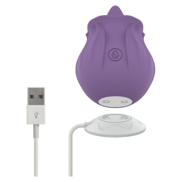 INTENSE - VIOLET ESTIMULADOR LENGUA BASE MAGNÉTICA