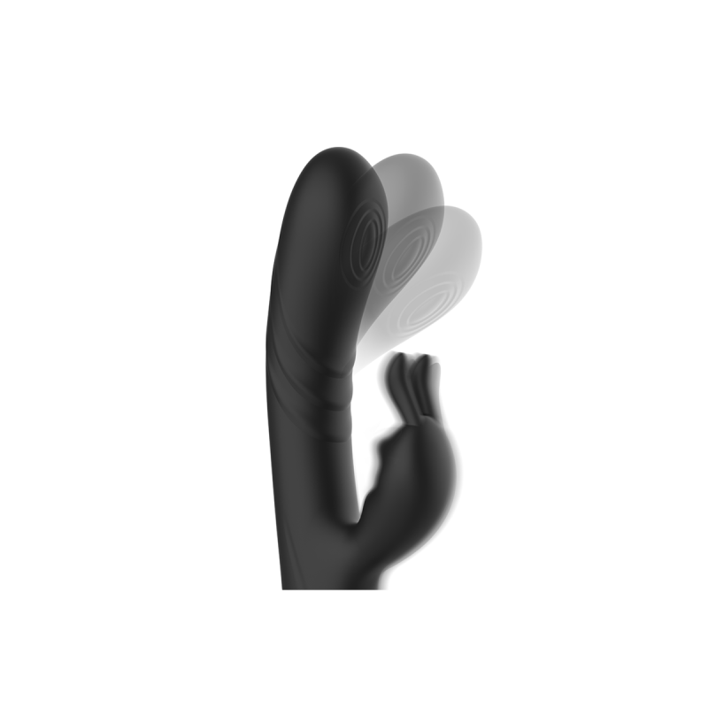 Black&Silver - Jamie Vibrador Rabbit Efecto Wave | Vybes.it