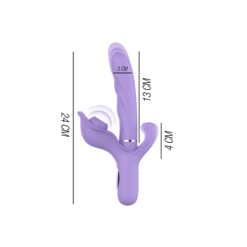 Intense - Billie Vibrador Multifunción Recargable Succionador Con