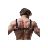 Fetish Submissive Attitude - Arnés Bulldog Ajustable Ecopiel Pecho