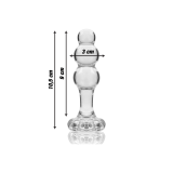Nebula Series By Ibiza - Modell 1 Stecker Borosilikatglas