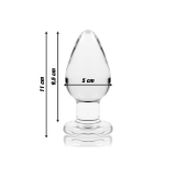 Nebula Series By Ibiza - Plug Anal Modèle 3 Verre Borosilicate