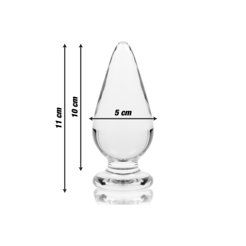 Nebula Series By Ibiza - Modelo 4 Plug Cristal Transparente 11 Cm