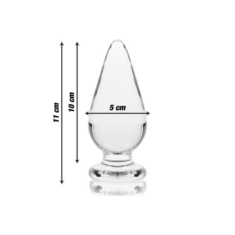 Nebula Series By Ibiza - Modelo 4 Plug Cristal Transparente 11 Cm