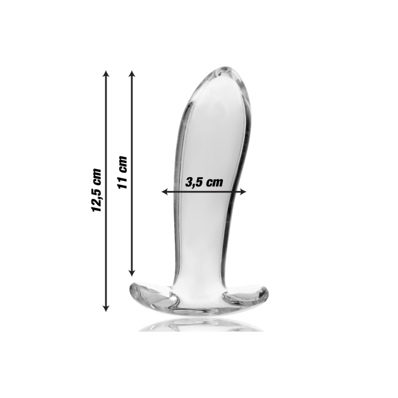 Nebula Series By Ibiza - Modell 5 Analplug Borosilikatglas Klar