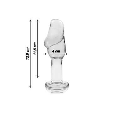 Nebula Series By Ibiza - Modelo 6 Plug Cristal Transparente 12.5 Cm