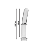 Nebula Series By Ibiza - Modelo 8 Dildo Cristal Transparente 14.5