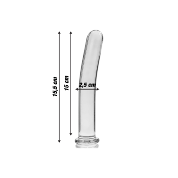 Nebula Series By Ibiza - Modelo 9 Dildo Cristal Transparente 15.5