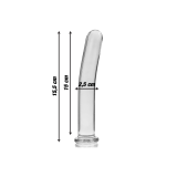 Nebula Series By Ibiza - Model 9 Dildo Borosilicate Glass Clear