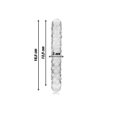 Nebula Series By Ibiza - Model 15 Dildo Borosilicate Glass Clear
