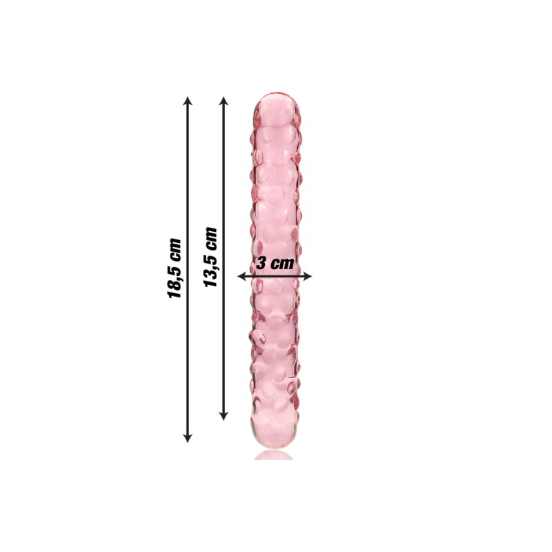 Nebula Series By Ibiza - Modell 15 Dildo Borosilikatglas Rosa 18.5