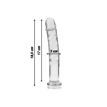 Nebula Series By Ibiza - Modèle 16 Gode En Verre Borosilicate Clair