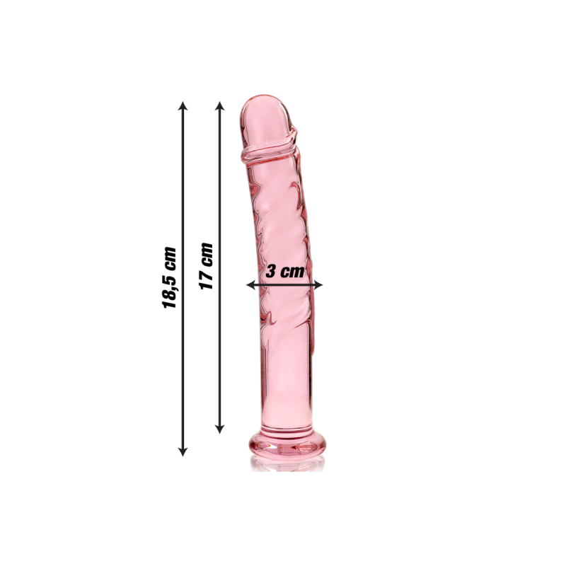 Nebula Series By Ibiza - Modèle 16 Gode En Verre Borosilicate Rose