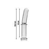 Nebula Series By Ibiza - Modelo 17 Dildo Cristal Transparente 18.5