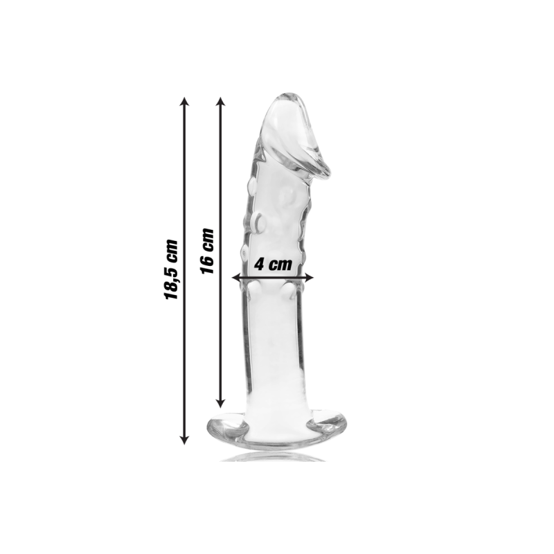 Nebula Series By Ibiza - Modell 19 Dildo Borosilikatglas Klar 18.5
