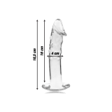 Nebula Series By Ibiza - Modelo 19 Dildo Cristal Transparente 18.5
