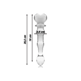 Nebula Series By Ibiza - Modell 21 Dildo Borosilikatglas Klar 20.5