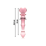 Nebula Series By Ibiza - Model 21 Dildo Borosilicate Glass Pink