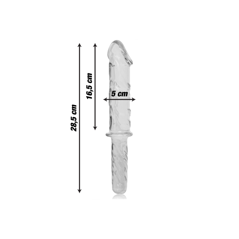 Nebula Series By Ibiza - Modell 24 Dildo Borosilikatglas Klar 28.5