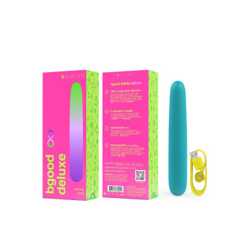 B SWISH - BGOOD INFINITE DELUXE VIBRADOR RECARGABLE SILICONA AZUL