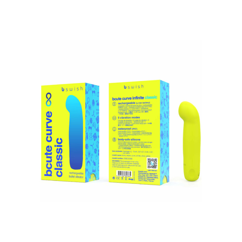 B Swish - Bcute Curve Infinite Classic Vibrador Recargable Silicona