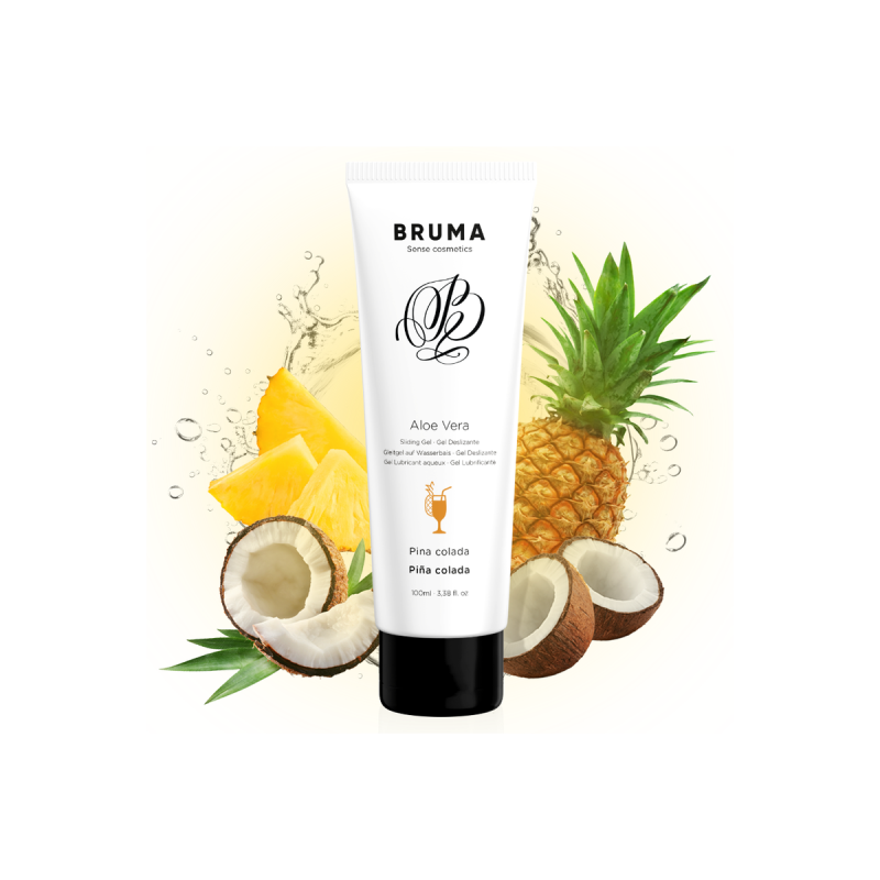 BRUMA - ALOE VERA SLIDING GEL PINA COLADA FLAVOR 100 ML - With delici…