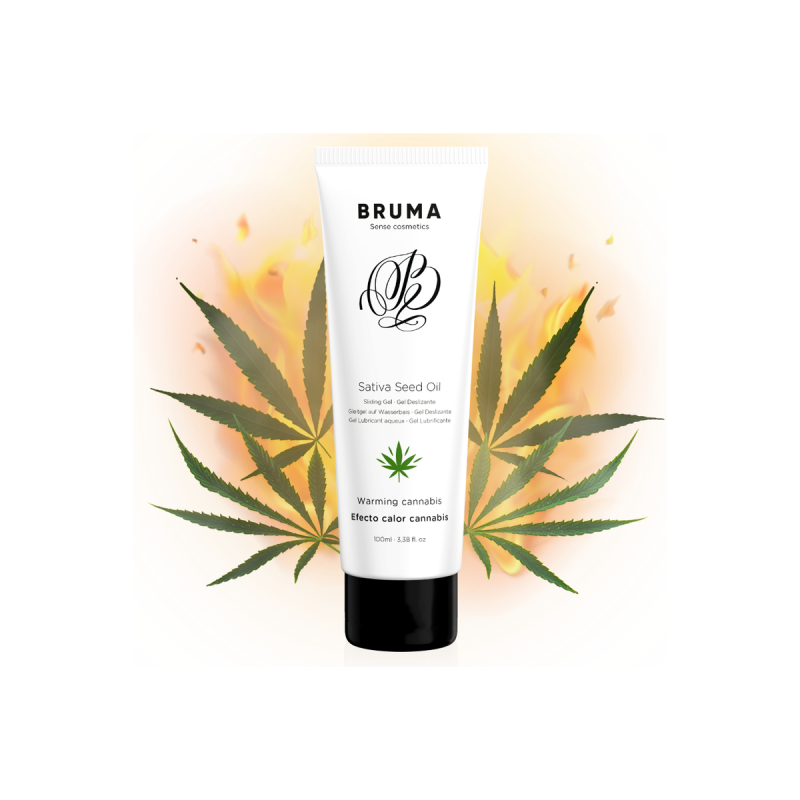 BRUMA - GEL SCORREVOLE ALL''OLIO DI SEMI DI SATIVA SCALDANTE GUSTO CA…