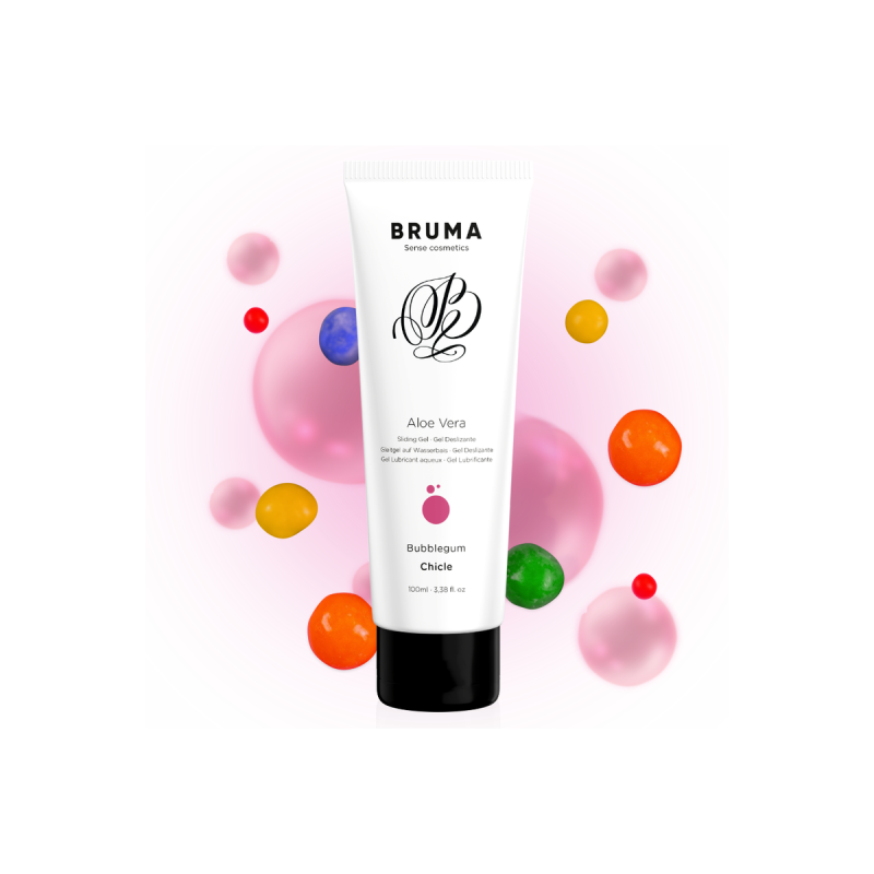 BRUMA - ALOE VERA GLEITGEL BUBBLEGUM GESCHMACK 100 ML - Mit köstliche…